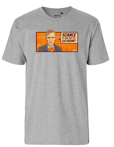 Key to the Future - science, wissenschaft, bill nye, physik, physics, weltall, space - Fairtrade T-Shirt