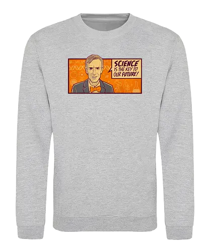 Key to the Future - science, wissenschaft, bill nye, physik, physics, weltall, space - Sweatshirt
