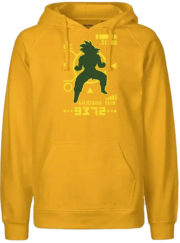 Saiyan Power over 9000 - db, dbz, anime, manga - Fairtrade Hoodie
