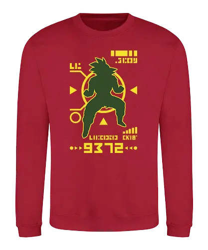Saiyan Power over 9000 - db, dbz, anime, manga - Sweatshirt