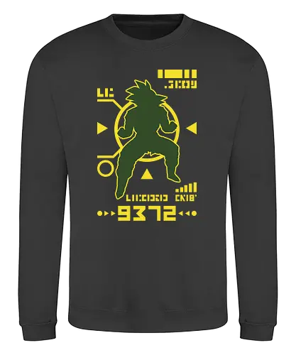 Saiyan Power over 9000 - db, dbz, anime, manga - Sweatshirt
