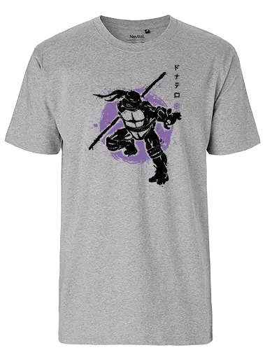 Bo Warrior - tmnt, turtles, ninja, hero, olipopart - Fairtrade T-Shirt