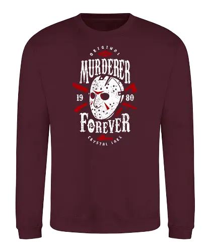 Murderer Forever - jason voorhees, freitag der 13., thank god it's friday, horror, slasher, movie, classic - Sweatshirt