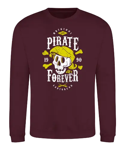Pirate Forever - monkey island, guybrush threepwood, pirat, lucasarts, adventure, retrogames - Sweatshirt