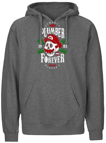 Plumber Forever - mario, luigi, kart, classic, games, gaming, retro - Fairtrade Hoodie