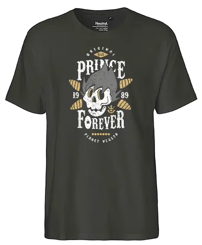 Prince Forever - db, dbz, anime, manga, son, goku - Fairtrade T-Shirt