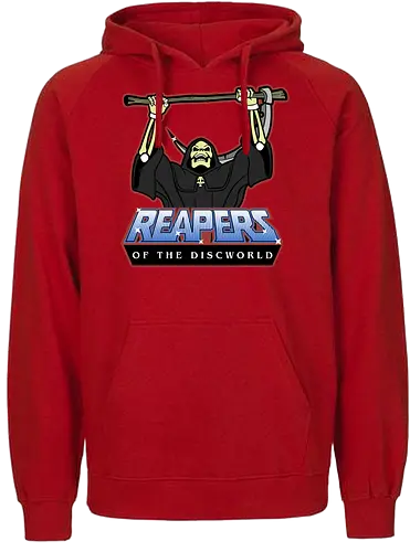Reapers of the Discworld - discworld, tod, skeletor, scythe, sense, sensenmann, death - Fairtrade Hoodie