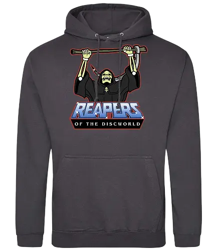 Reapers of the Discworld - discworld, tod, skeletor, scythe, sense, sensenmann, death - Standard Hoodie