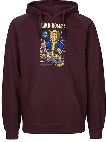 Nuka Bombs - wasteland, caps, cola, vault - Fairtrade Hoodie