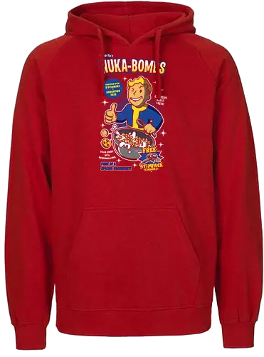 Nuka Bombs - wasteland, caps, cola, vault - Fairtrade Hoodie
