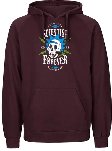 Scientist Forever - zeichentrick, serie, rick, morty, tv - Fairtrade Hoodie