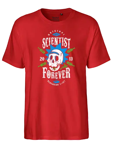 Scientist Forever - zeichentrick, serie, rick, morty, tv - Fairtrade T-Shirt