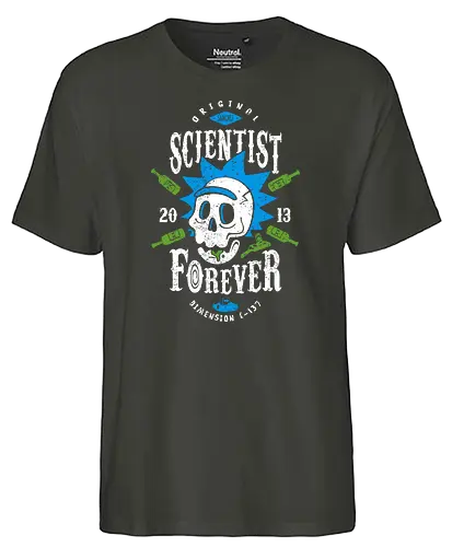 Scientist Forever - zeichentrick, serie, rick, morty, tv - Fairtrade T-Shirt