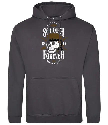 Soldier Forever - snake, konami, metal gr solid - Standard Hoodie
