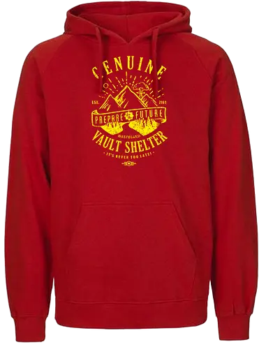 Genuine Vault Shelter - wasteland, vault - Fairtrade Hoodie
