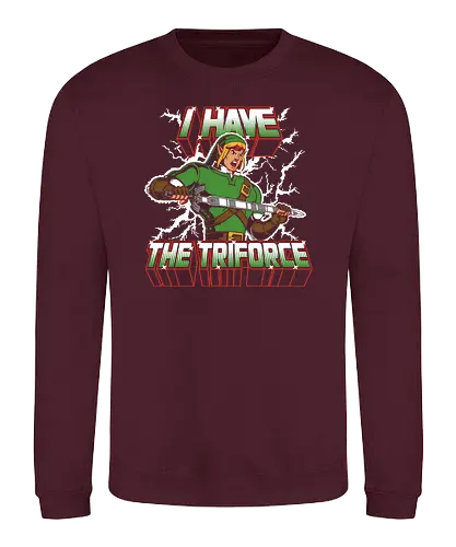 In have the  - gaming, classic gaming, retrogaming, greyskull, mashup, Hero of Time - Sweatshirt