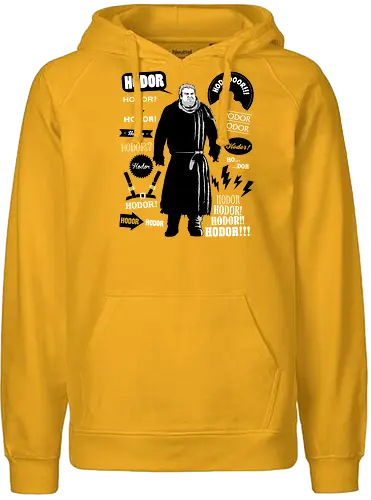 Hodor Quotes - lied, eis, feuer, drachen, game, hold the door, hodor, throConsole - Fairtrade Hoodie