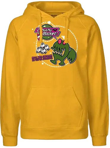 Cthulhu Rocket - chuchu rocket, classic gaming, cthulhu, lovecraft, h.p. lovecraft - Fairtrade Hoodie