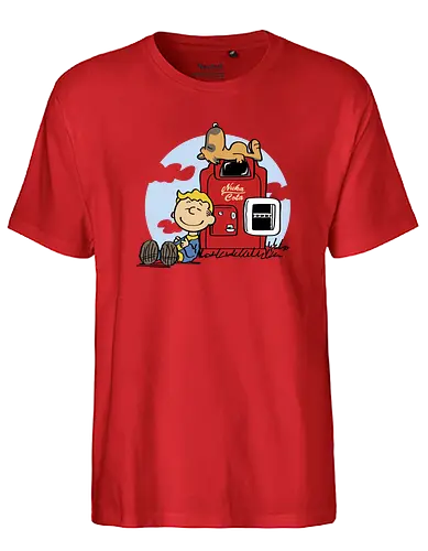 Dogmuts - wasteland, gaming, mashup, pnuts - Fairtrade T-Shirt