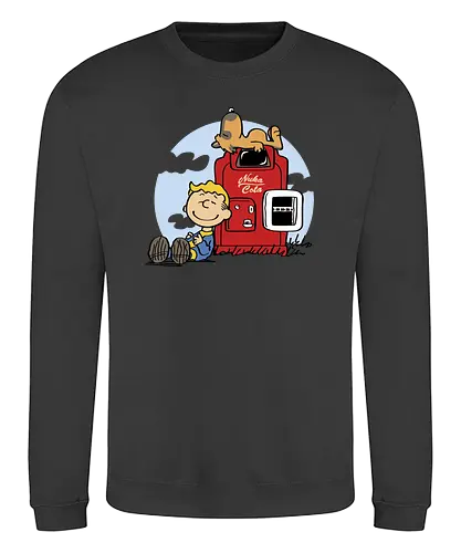 Dogmuts - wasteland, gaming, mashup, pnuts - Sweatshirt