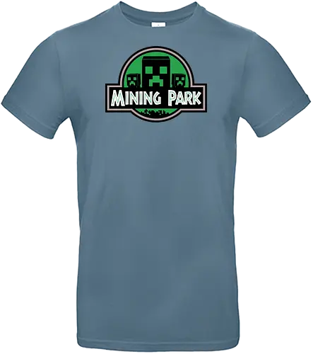 Mining Park - minecraft, creeper, mashup, Jurassic - Standard T-Shirt