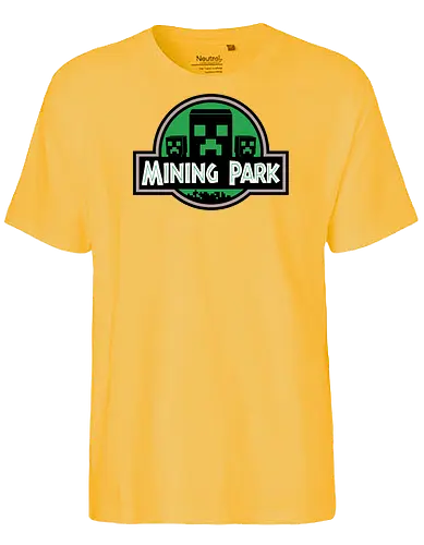 Mining Park - minecraft, creeper, mashup, Jurassic - Fairtrade T-Shirt