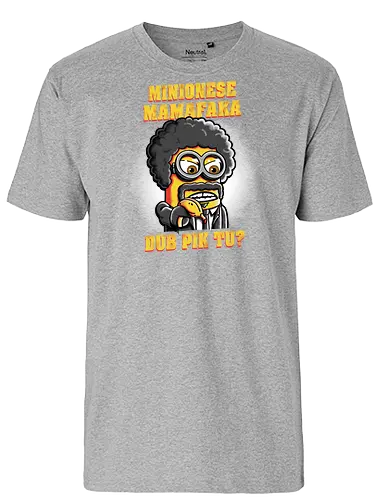 Minionese Mamafaka - Retro, bad motherfucker, minion, despicable me, jules winnfield - Fairtrade T-Shirt