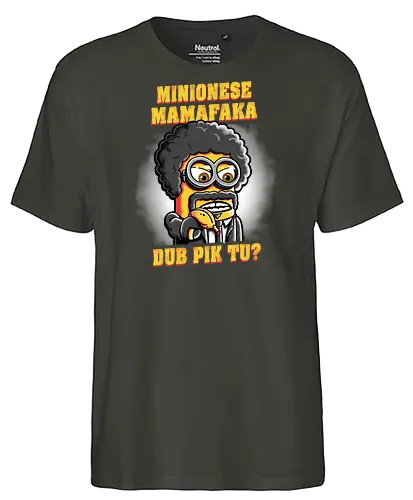 Minionese Mamafaka - Retro, bad motherfucker, minion, despicable me, jules winnfield - Fairtrade T-Shirt