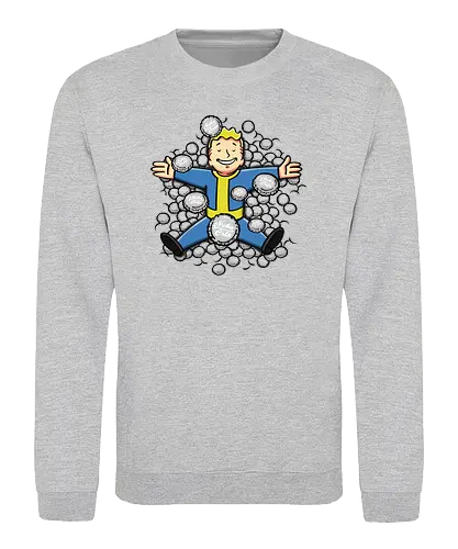 Nuclear Beauty - wasteland, caps, cola, american beauty - Sweatshirt