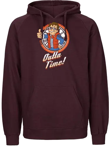 Outta Time - mashup, wasteland, Future - Fairtrade Hoodie