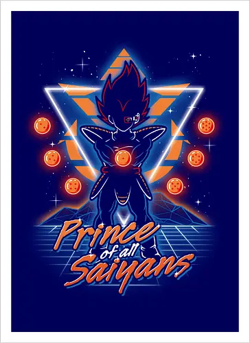 Retro Saiyan Prince