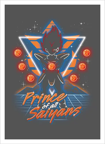 Retro Saiyan Prince