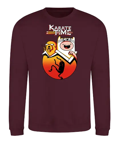 Karate Time - wax on wax off, karate kid, mashup - Sweatshirt