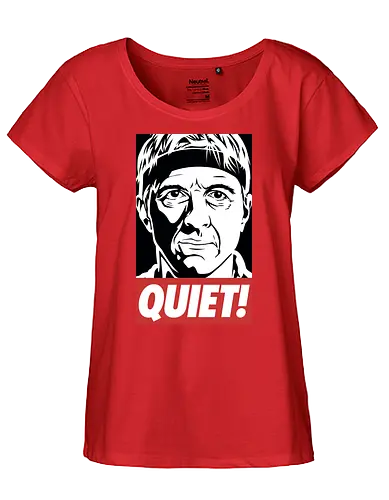 QUIET - cobra kai, tv, series, karate, Quiet, Strike first, Strike hard - Fairtrade Girl Shirt