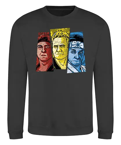 The Three Senseis - tv, Sensei, cobra kai, Dojo, karate, gle Fang - Sweatshirt
