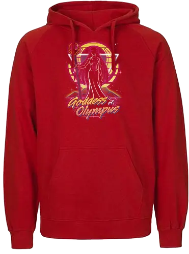 Retro Olympus Goddess - retro, gaming, console - Fairtrade Hoodie
