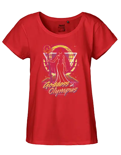 Retro Olympus Goddess - retro, gaming, console - Fairtrade Girl Shirt