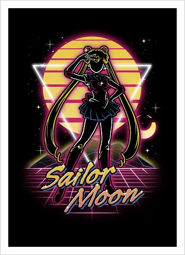 Retro Moon Guardian