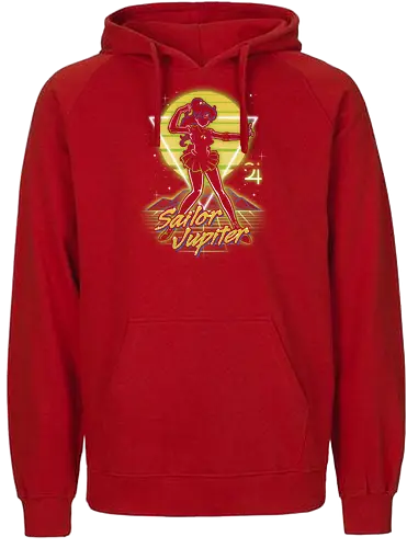 Retro Jupiter Guardian - sailor, moon, jupiter, anime, Magical Girl - Fairtrade Hoodie