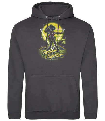 Retro Jupiter Guardian - sailor, moon, jupiter, anime, Magical Girl - Standard Hoodie