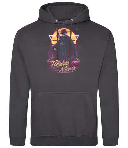 Retro Tuxedo Guardian - sailor, moon, tuxedo, Magical Girl, anime - Standard Hoodie