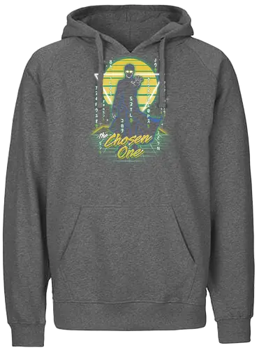 Retro Virtual Chosen One - matrix, retro, neo, 90s - Fairtrade Hoodie