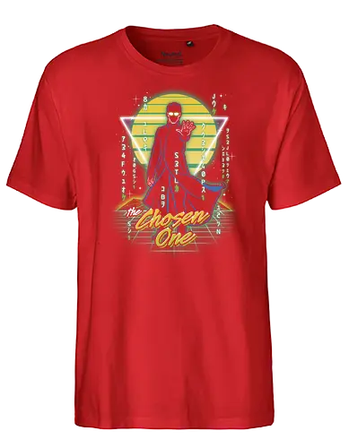 Retro Virtual Chosen One - matrix, retro, neo, 90s - Fairtrade T-Shirt