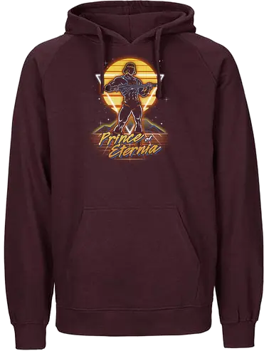 Retro Powerful Prince - retro, tv, He-Man, motu - Fairtrade Hoodie