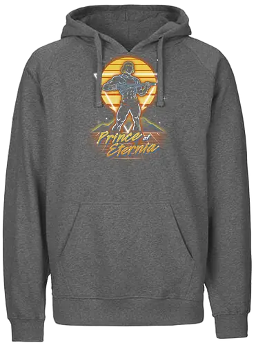 Retro Powerful Prince - retro, tv, He-Man, motu - Fairtrade Hoodie