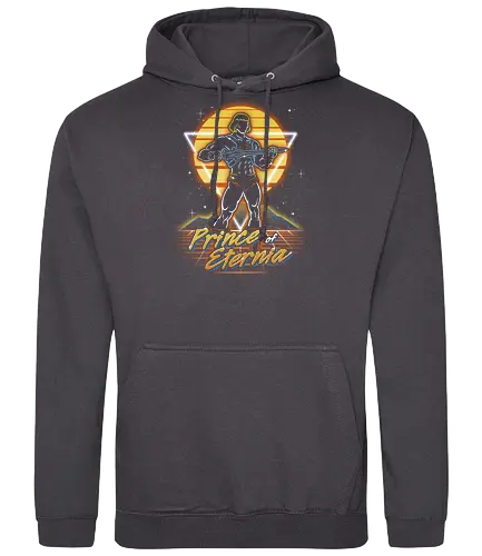 Retro Powerful Prince - retro, tv, He-Man, motu - Standard Hoodie
