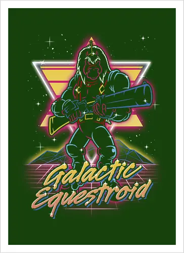 Retro Galactic Equestroid