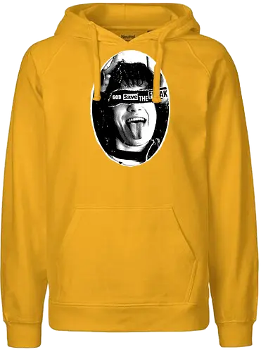 God Save the Freak - Eddie, munson, strange, things, queen, mashup - Fairtrade Hoodie