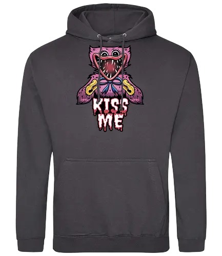 Kiss Me - Poppy, Huggy, Wuggy, horror, games - Standard Hoodie