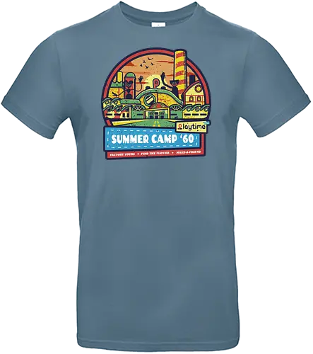 Playtime Summer Camp - gaming, horror, Huggy, Wuggy, mommy, Long, Legs, Find the flower - Standard T-Shirt
